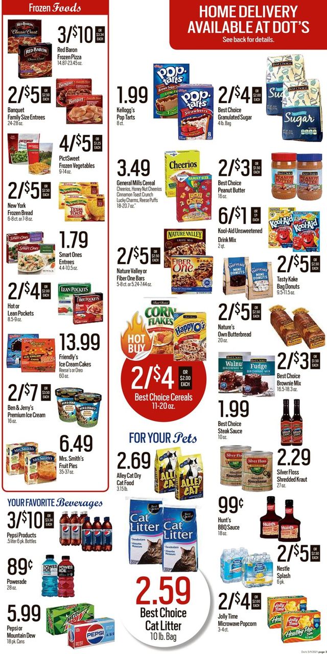 Dot's Market Ad from 05/10/2021