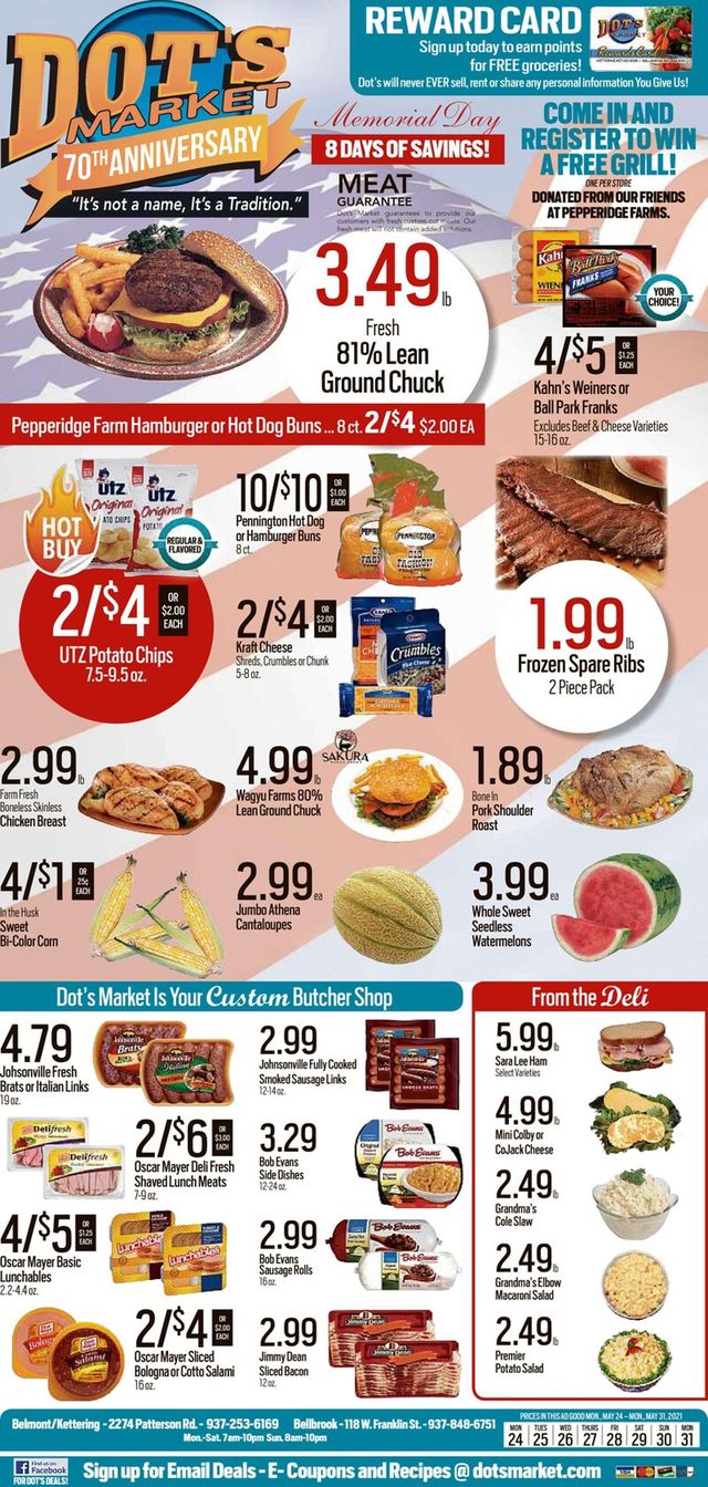 Dot's Market Ad from 05/24/2021