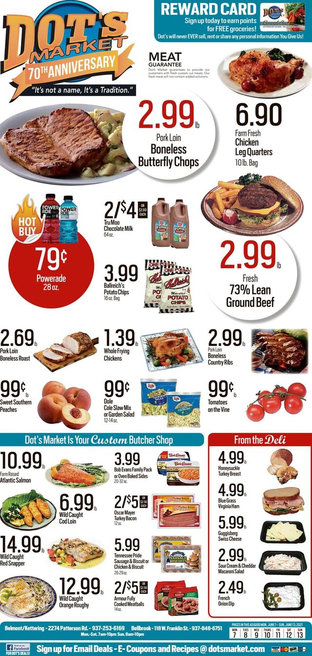 Dot's Market Ad from 06/07/2021