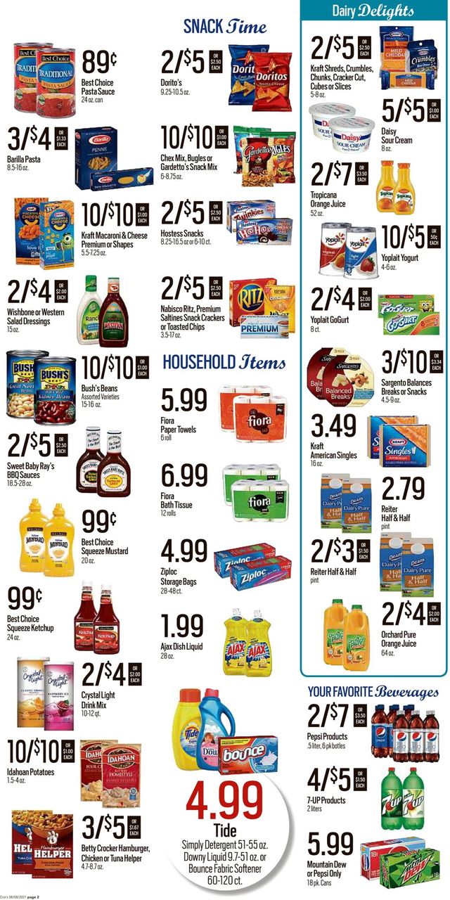 Dot's Market Ad from 08/09/2021