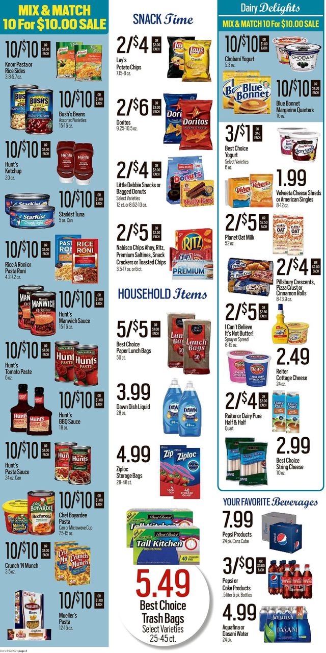 Dot's Market Ad from 08/23/2021
