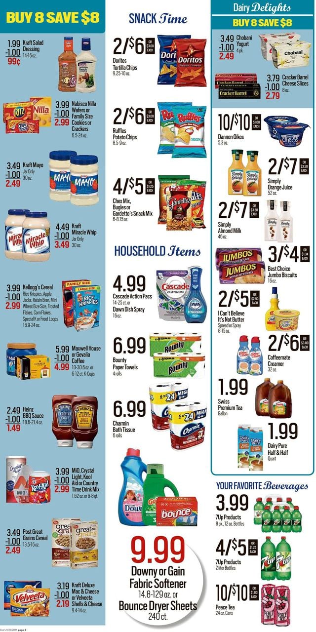Dot's Market Ad from 09/27/2021