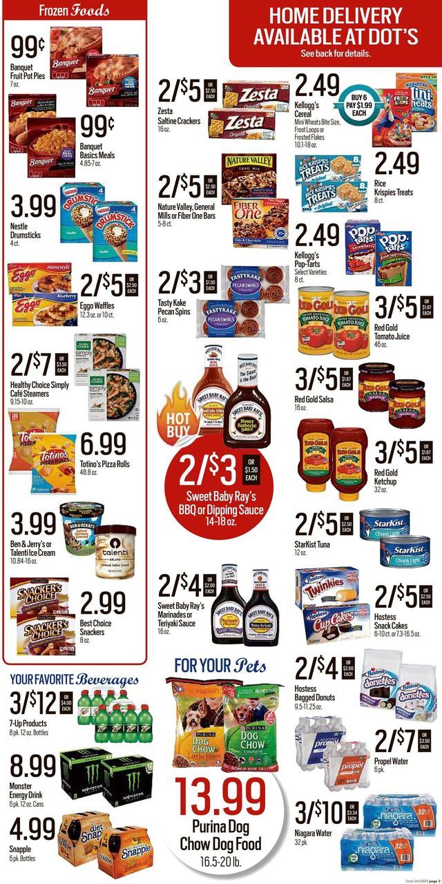 Dot's Market Ad from 03/07/2022