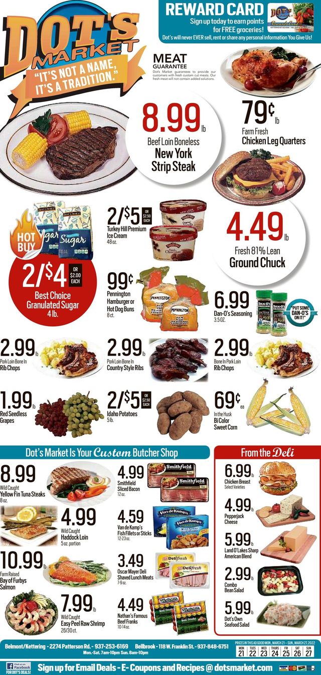 Dot's Market Ad from 03/21/2022