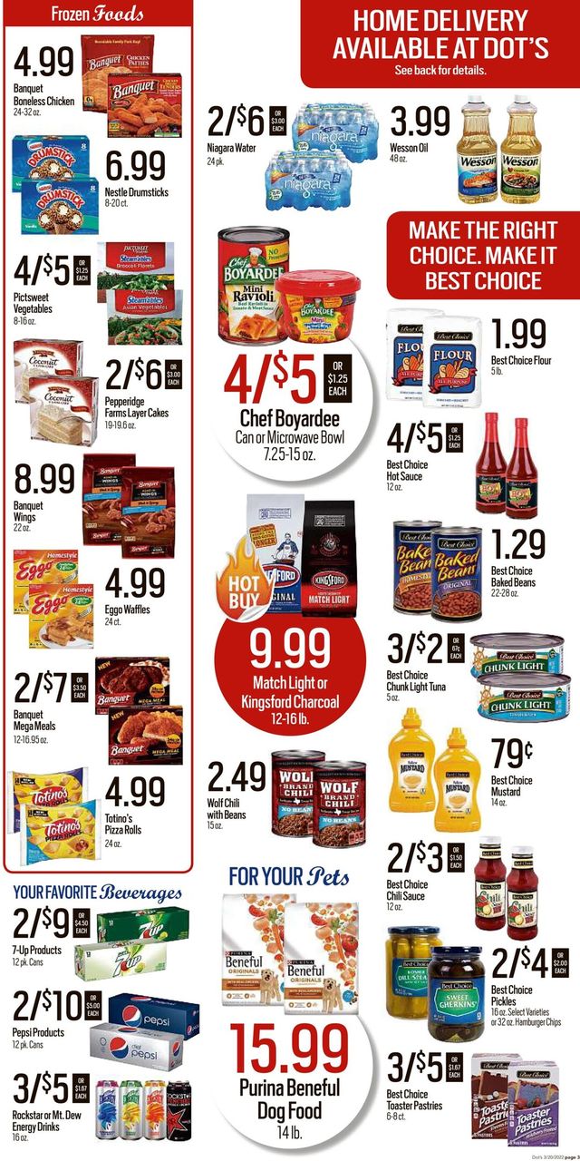 Dot's Market Ad from 03/21/2022