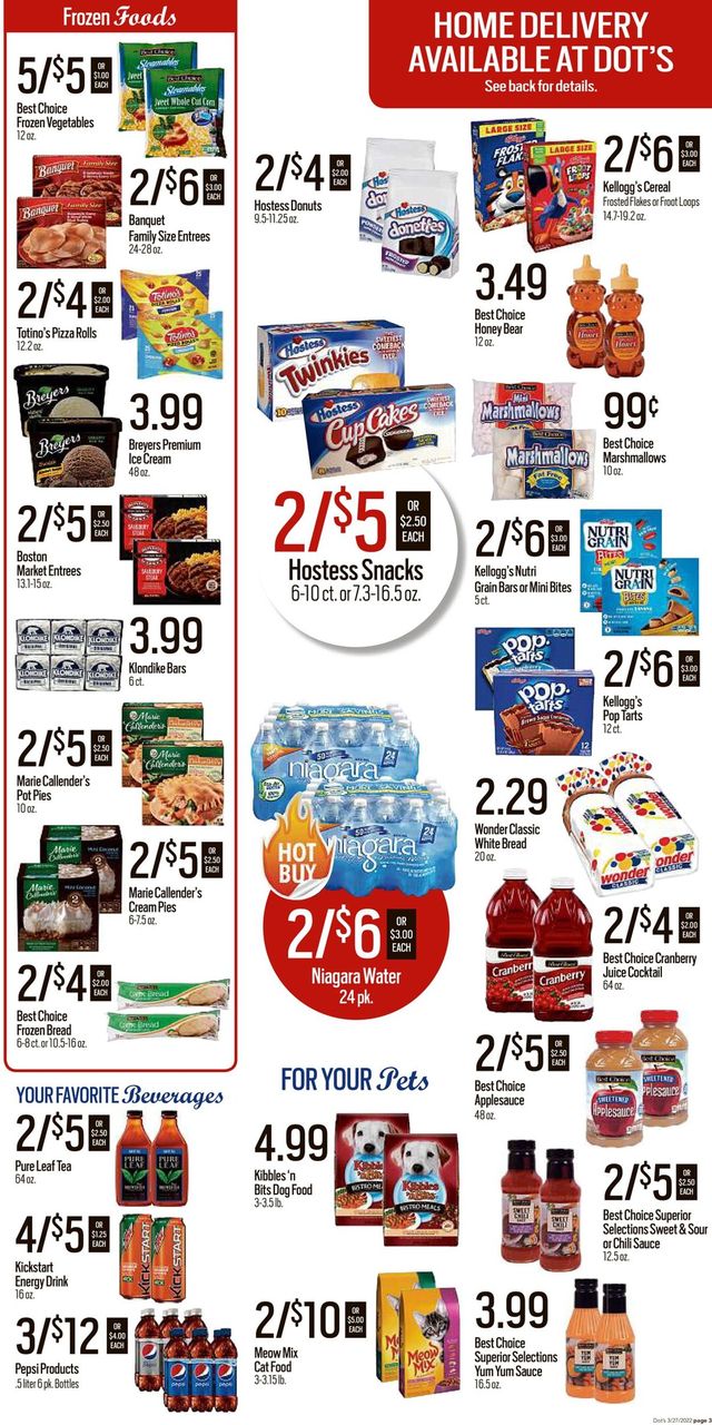 Dot's Market Ad from 03/28/2022