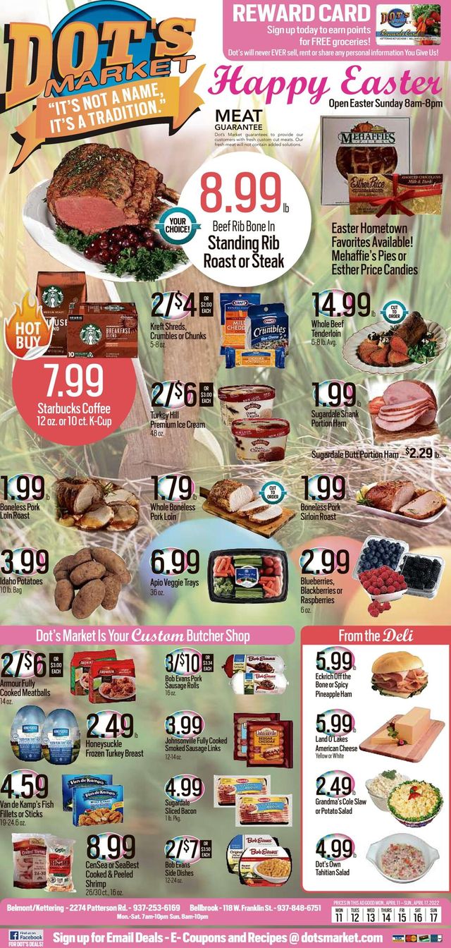 Dot's Market Ad from 04/11/2022