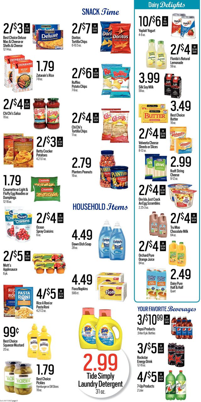 Dot's Market Ad from 04/18/2022