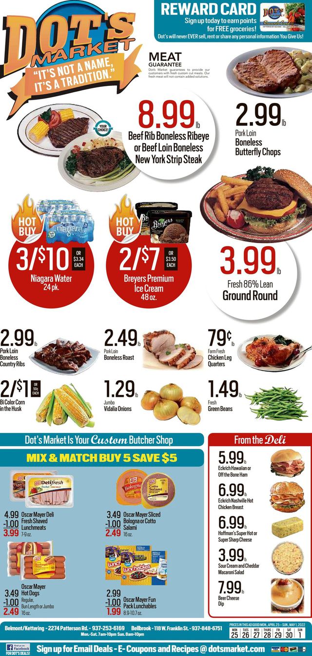 Dot's Market Ad from 04/25/2022