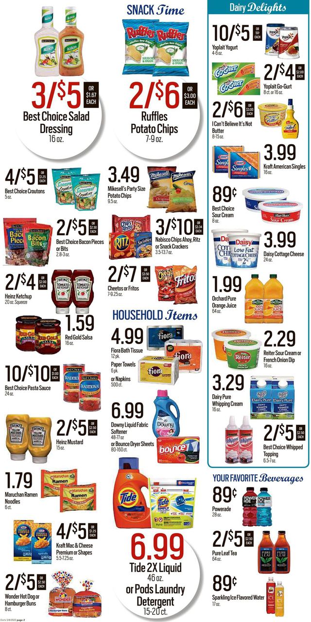Dot's Market Ad from 05/09/2022