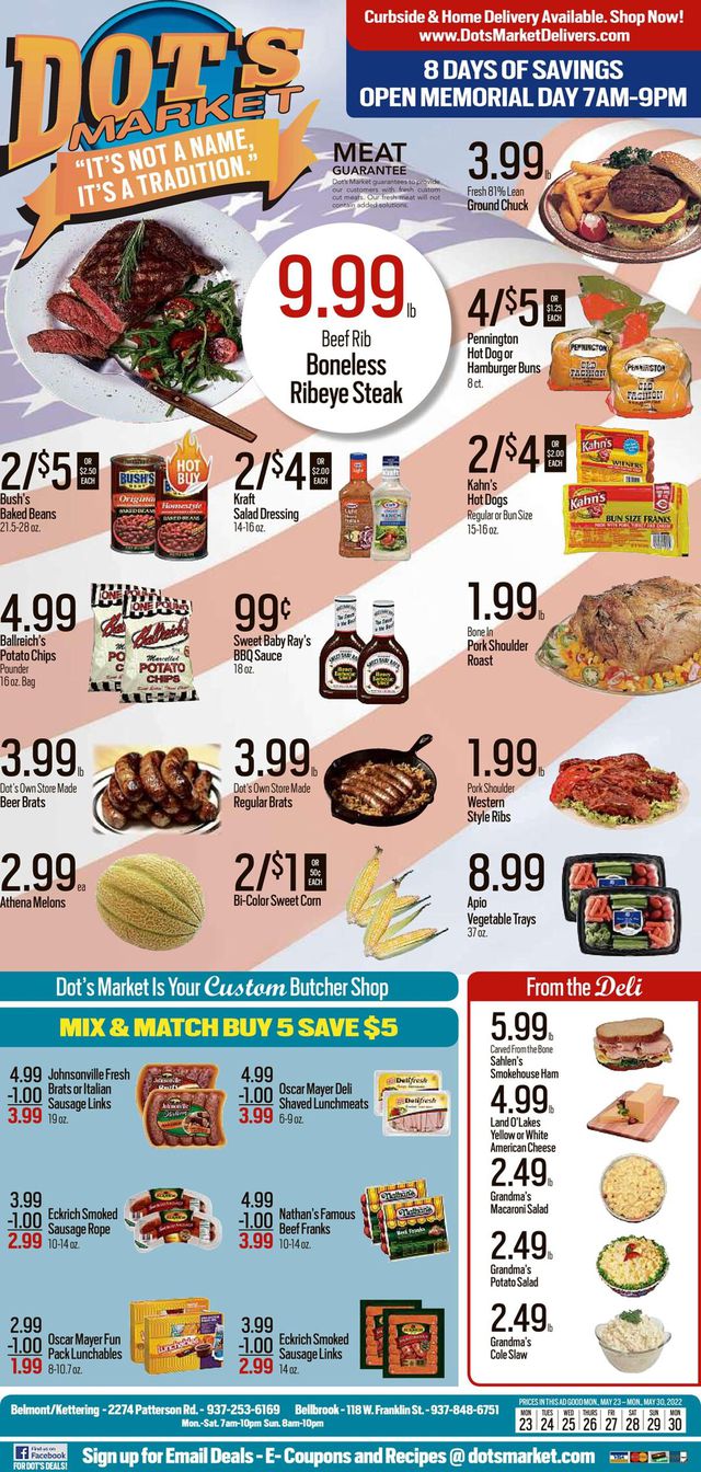 Dot's Market Ad from 05/23/2022
