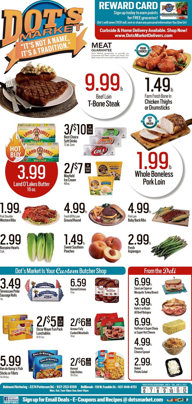 Dot's Market Ad from 06/06/2022