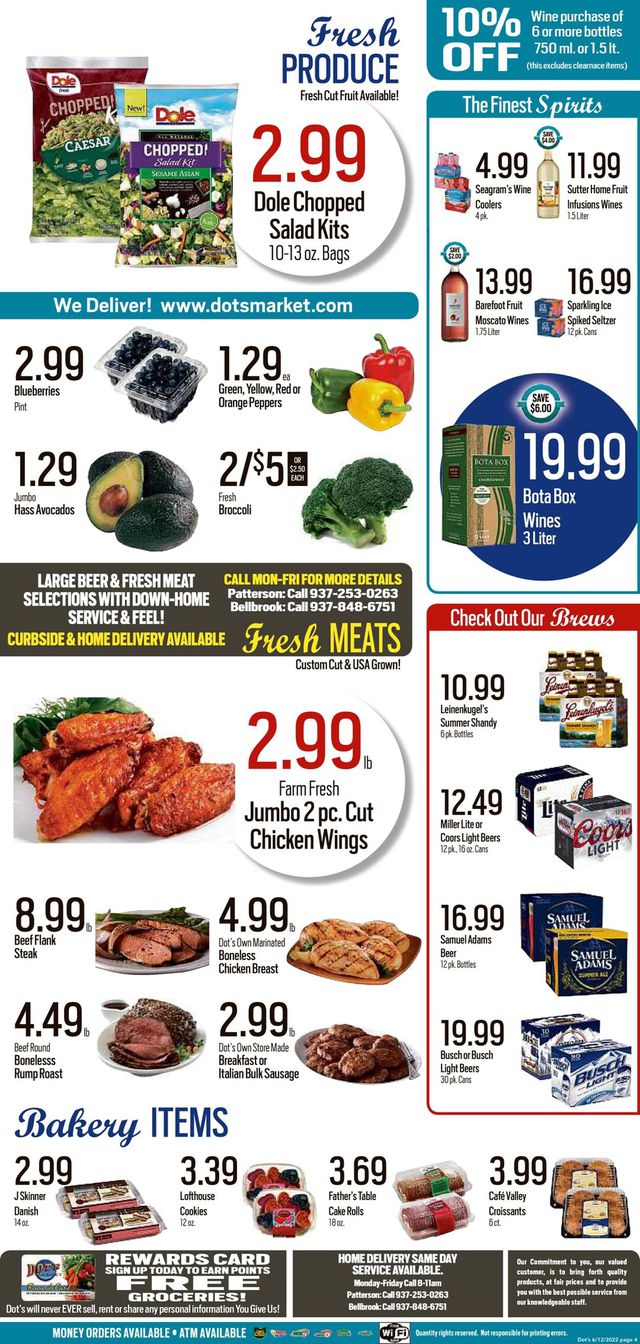 Dot's Market Ad from 06/13/2022