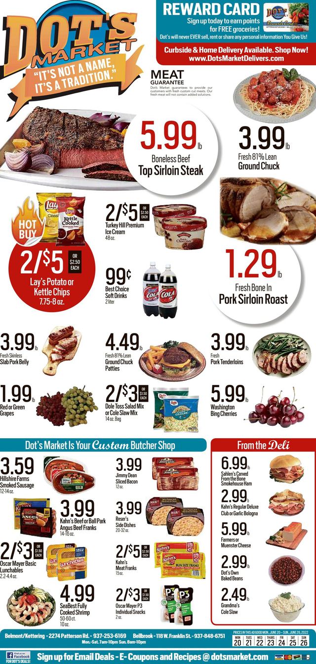 Dot's Market Ad from 06/20/2022