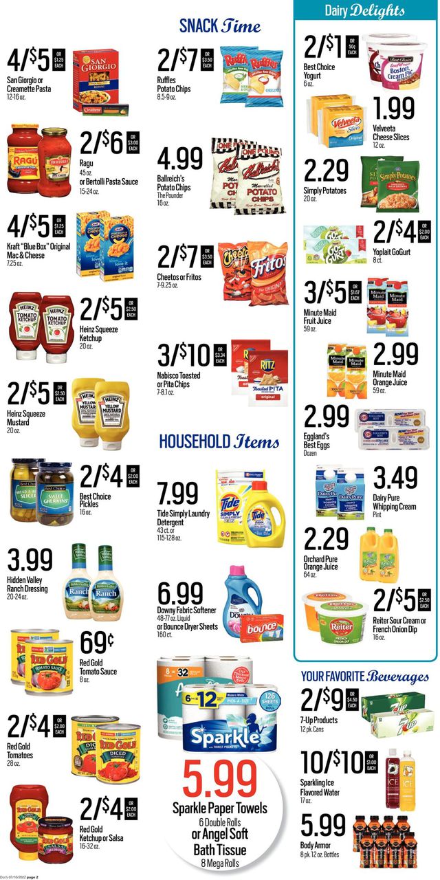 Dot's Market Ad from 07/11/2022