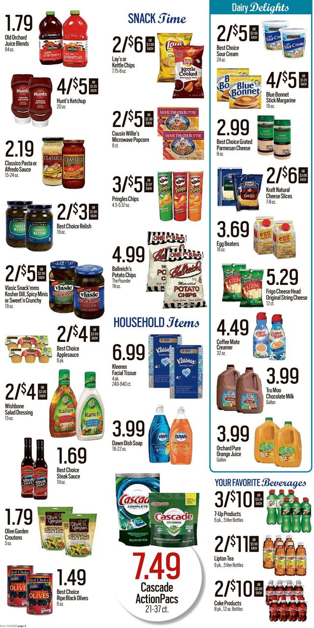 Dot's Market Ad from 07/25/2022