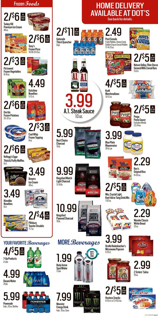 Dot's Market Ad from 08/29/2022
