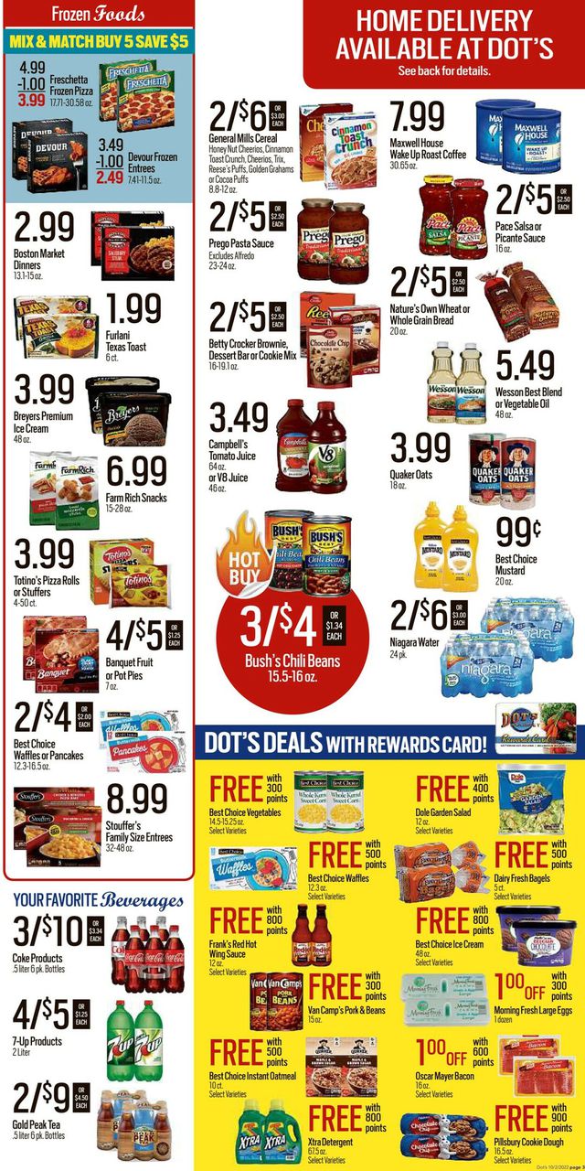 Dot's Market Ad from 10/03/2022