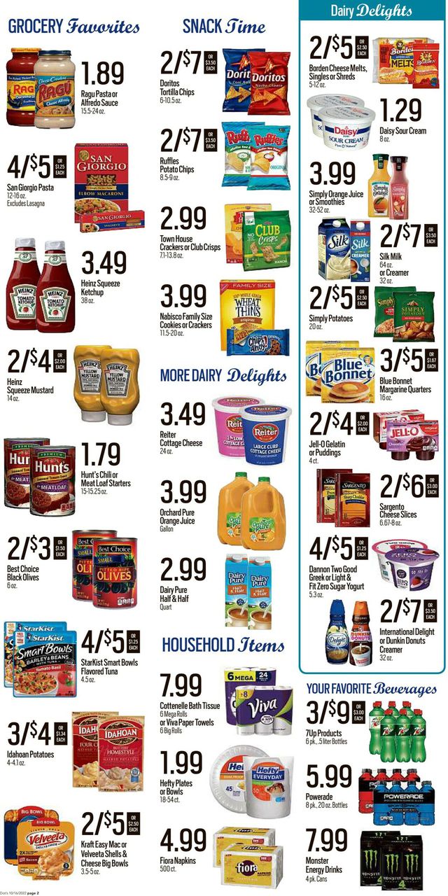Dot's Market Ad from 10/17/2022