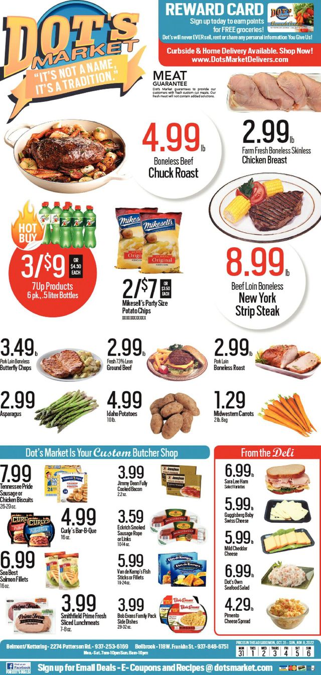 Dot's Market Ad from 10/31/2022
