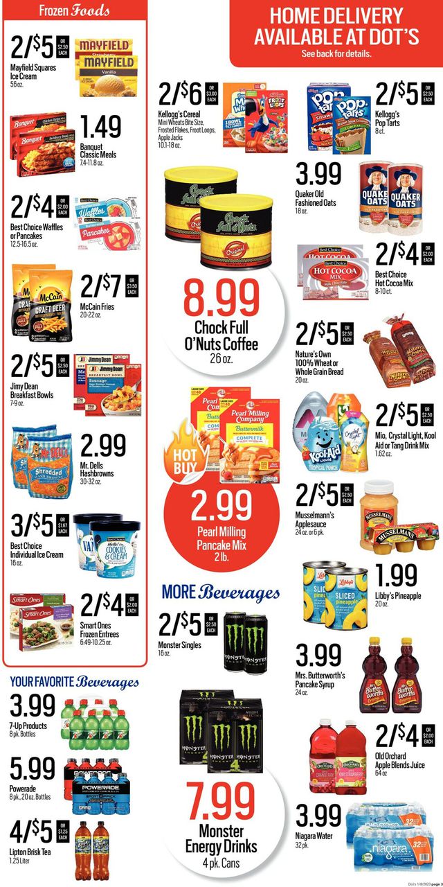 Dot's Market Ad from 01/09/2023