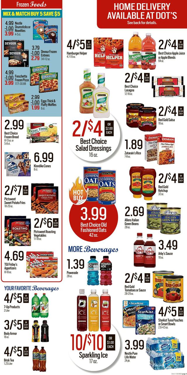 Dot's Market Ad from 01/23/2023