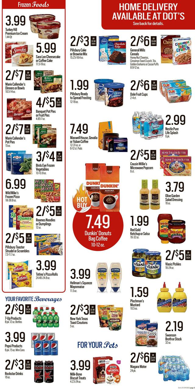 Dot's Market Ad from 01/30/2023
