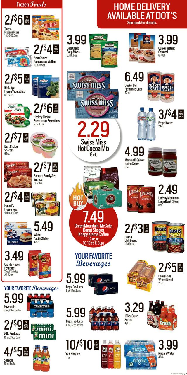 Dot's Market Ad from 02/20/2023