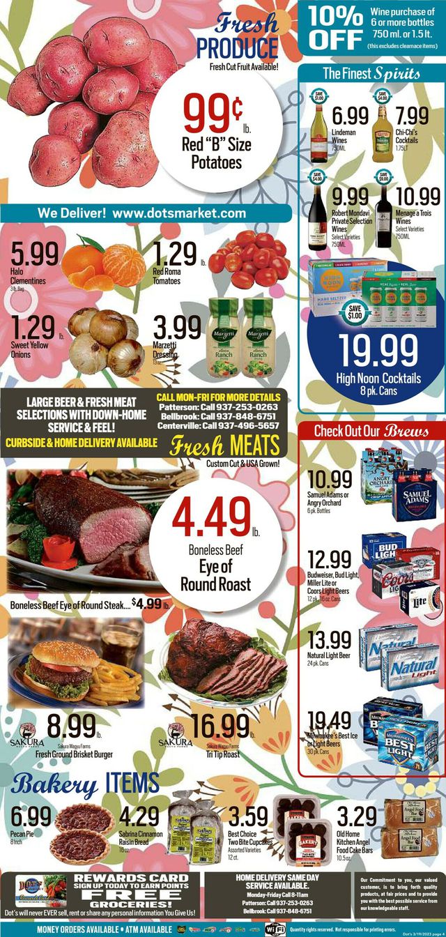 Dot's Market Ad from 03/20/2023