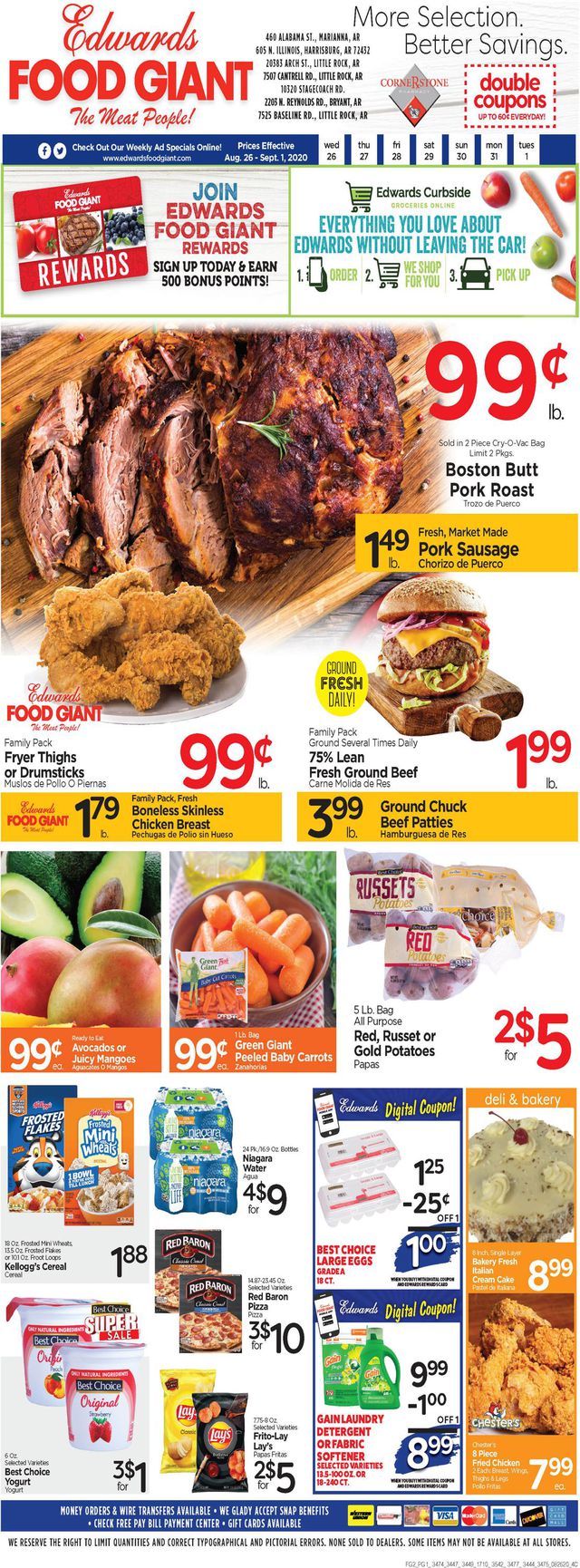 Edwards Food Giant Ad from 08/26/2020