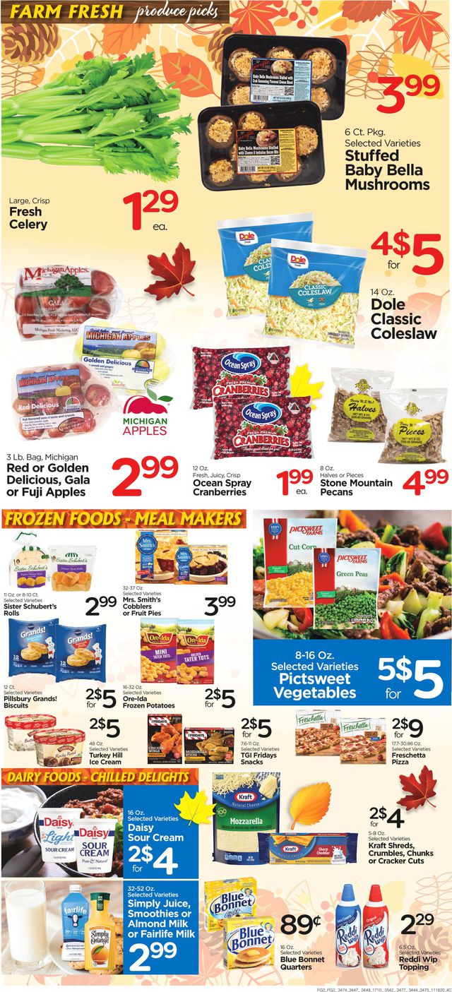 Edwards Food Giant Ad from 11/18/2020