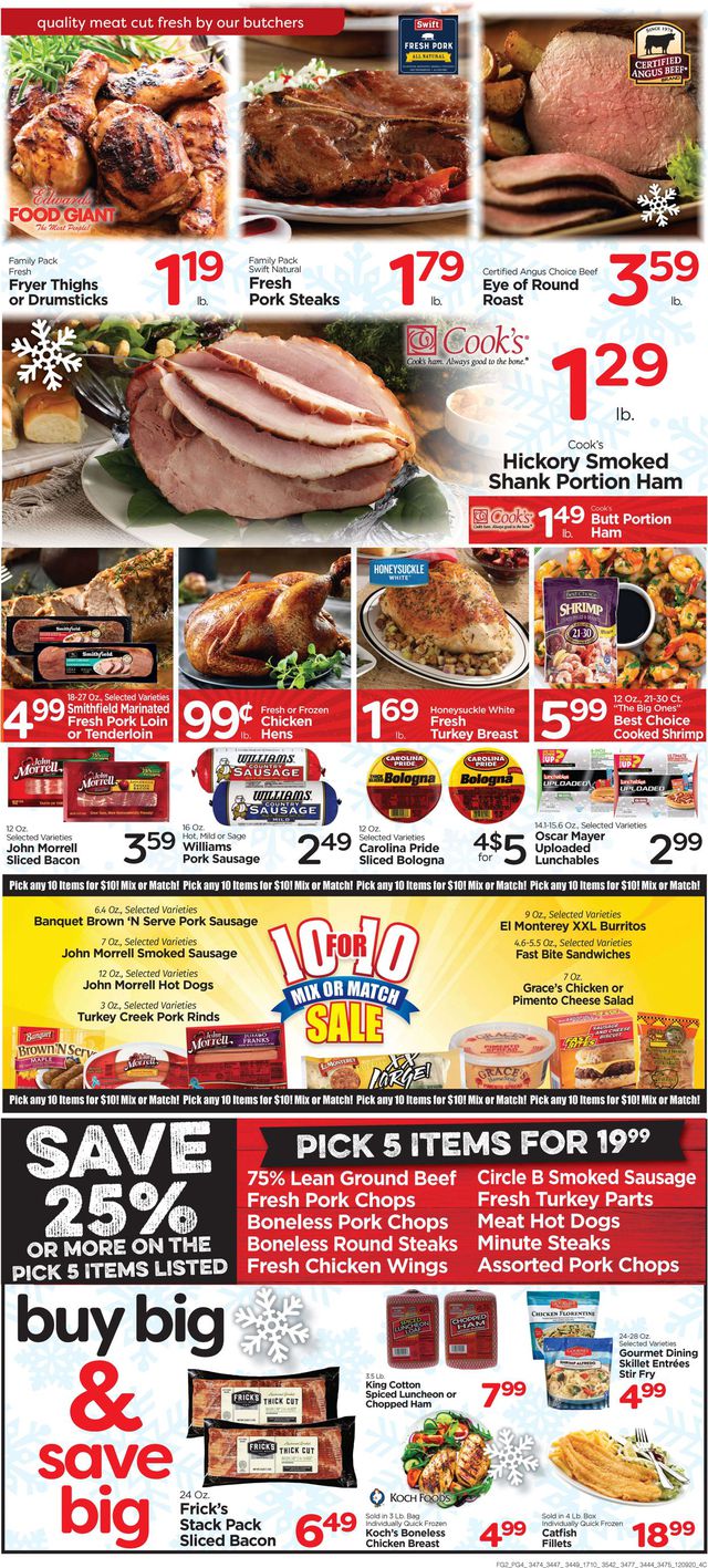 Edwards Food Giant Ad from 12/09/2020