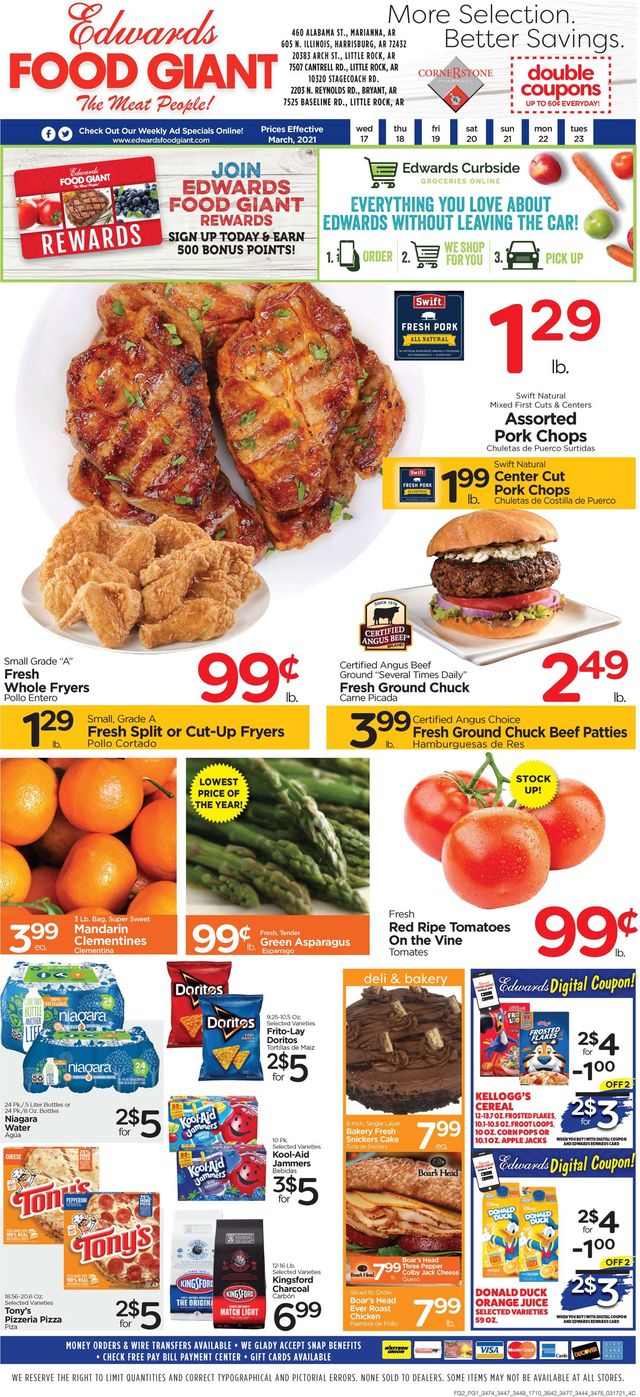 Edwards Food Giant Ad from 03/17/2021