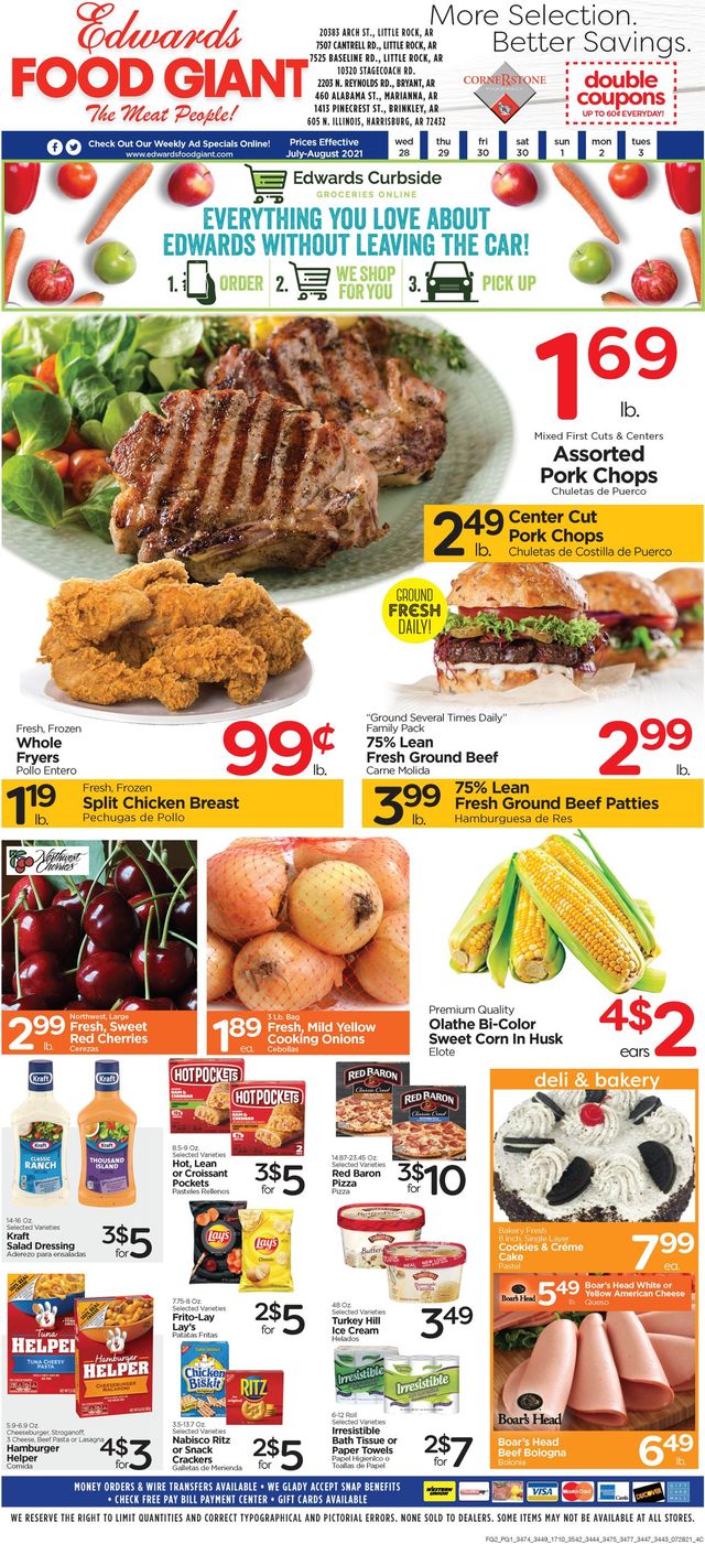 Edwards Food Giant Ad from 07/28/2021