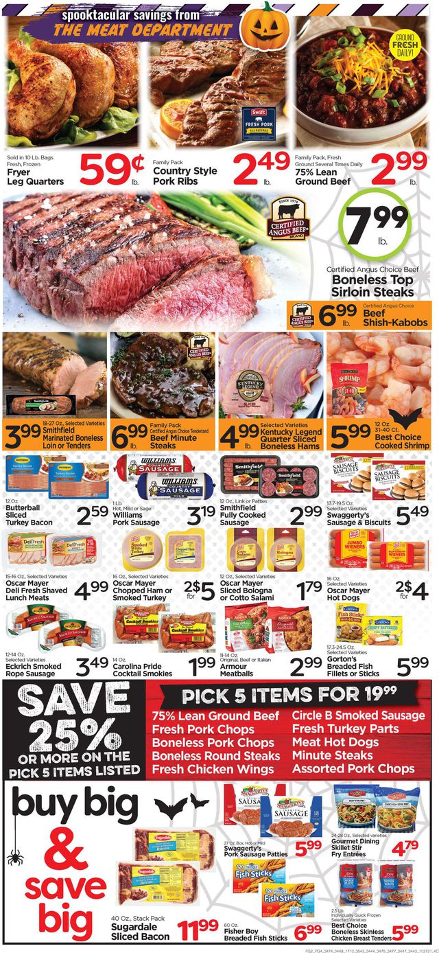 Edwards Food Giant Ad from 10/27/2021
