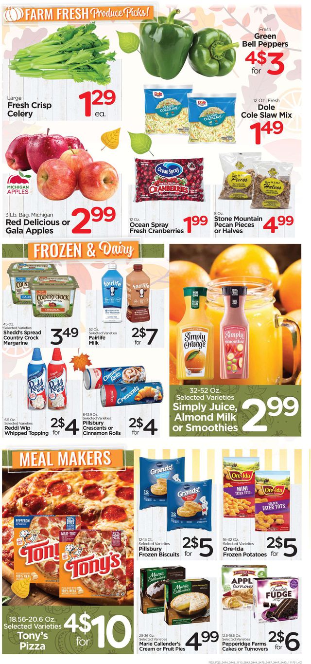 Edwards Food Giant Ad from 11/17/2021