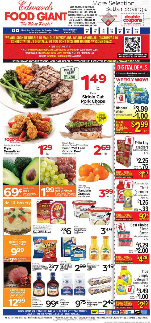Edwards Food Giant Ad from 08/17/2022