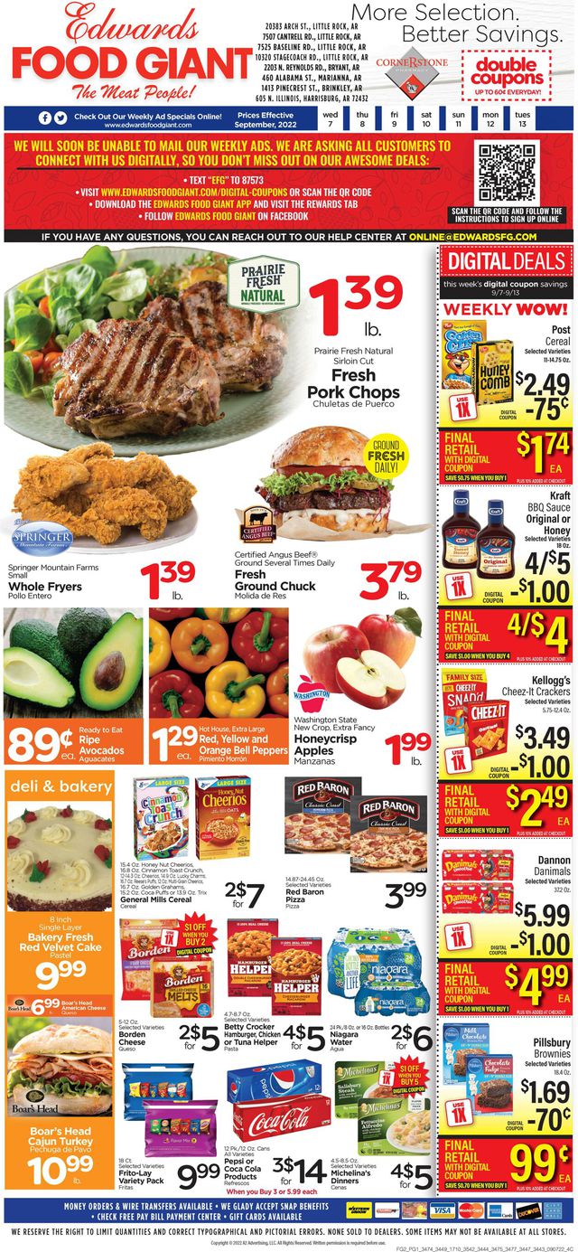 Edwards Food Giant Ad from 09/07/2022