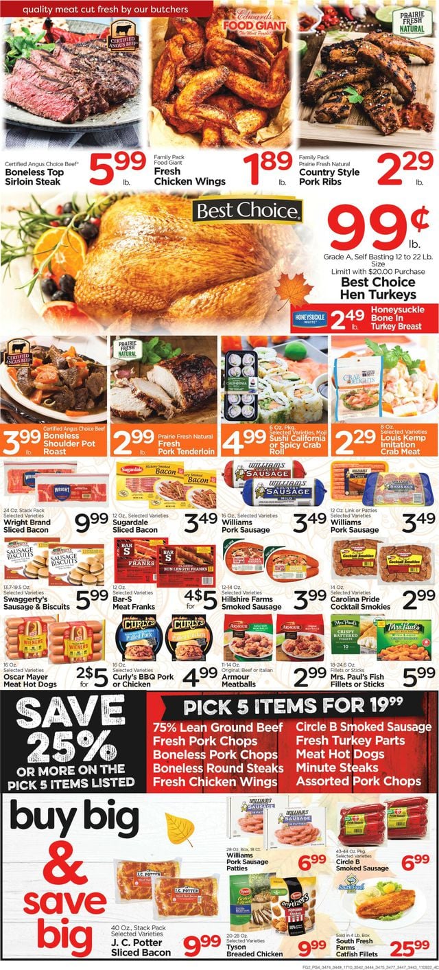 Edwards Food Giant Ad from 11/09/2022