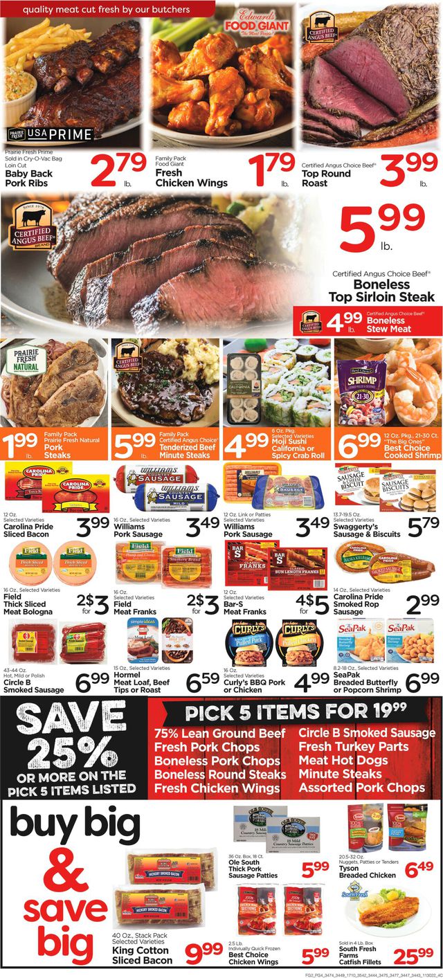Edwards Food Giant Ad from 11/30/2022