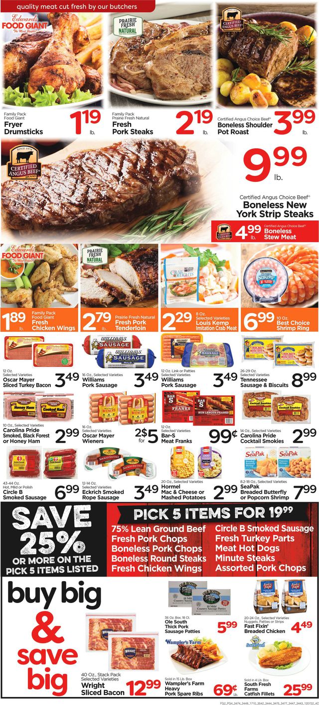 Edwards Food Giant Ad from 12/07/2022