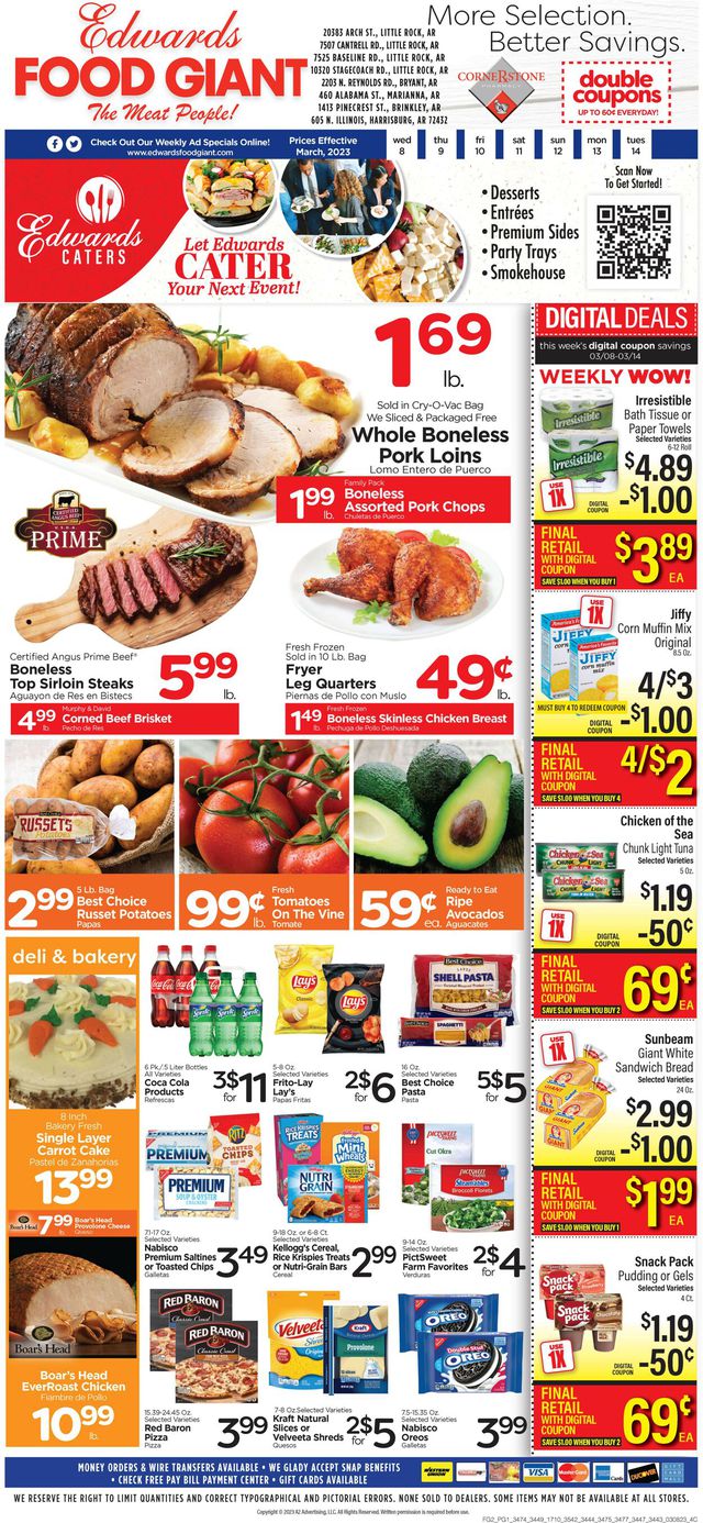 Edwards Food Giant Ad from 03/08/2023