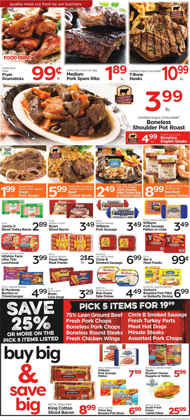 Edwards Food Giant Ad from 03/22/2023