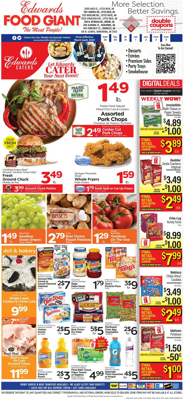 Edwards Food Giant Ad from 03/29/2023