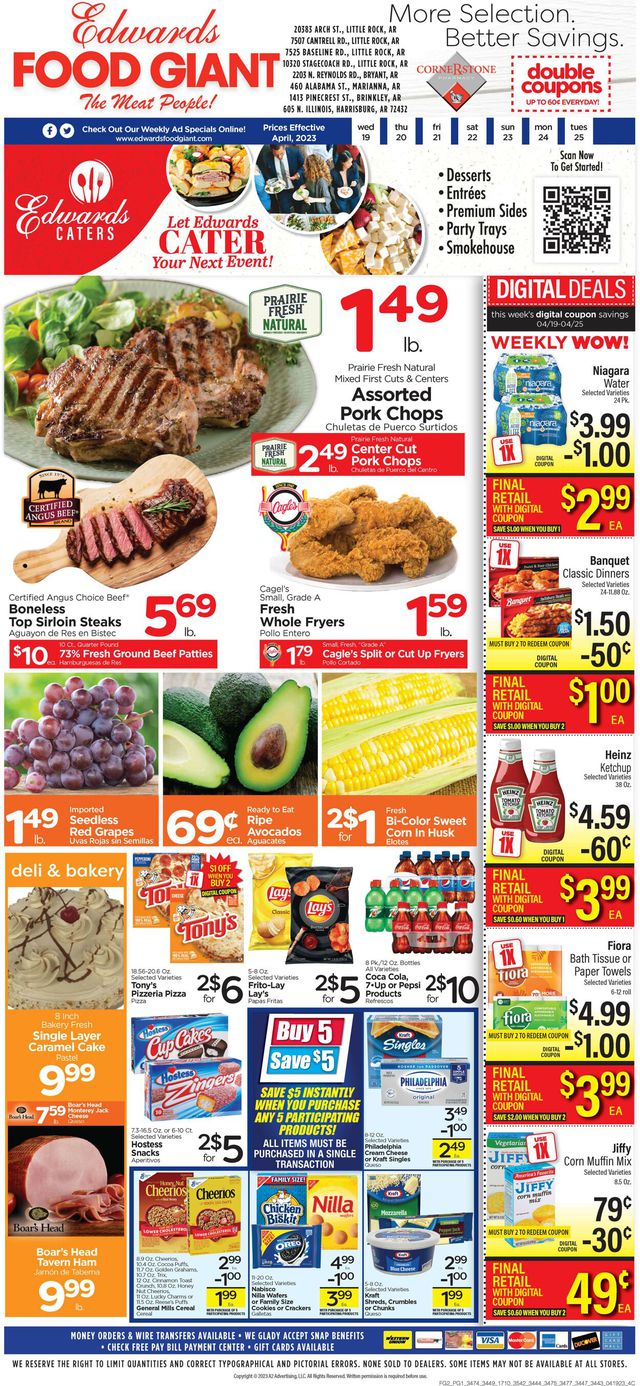 Edwards Food Giant Ad from 04/19/2023