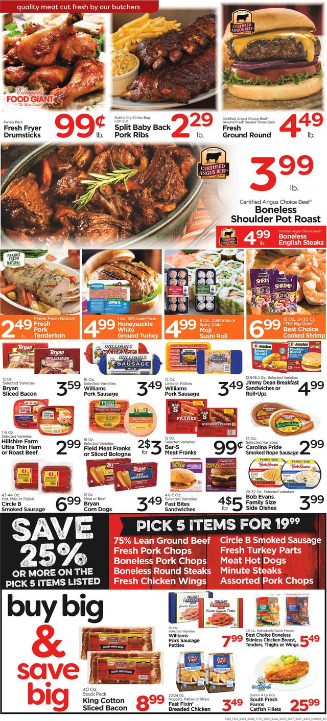 Edwards Food Giant Ad from 04/19/2023