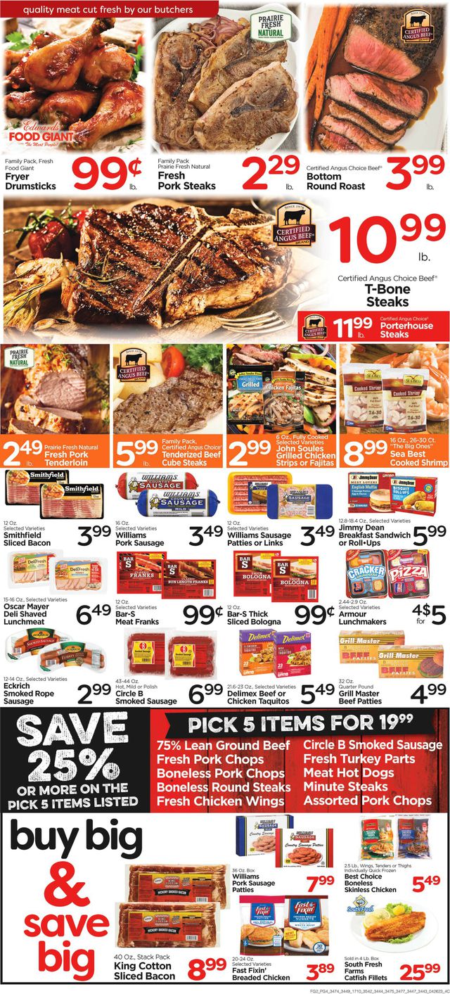 Edwards Food Giant Ad from 04/26/2023