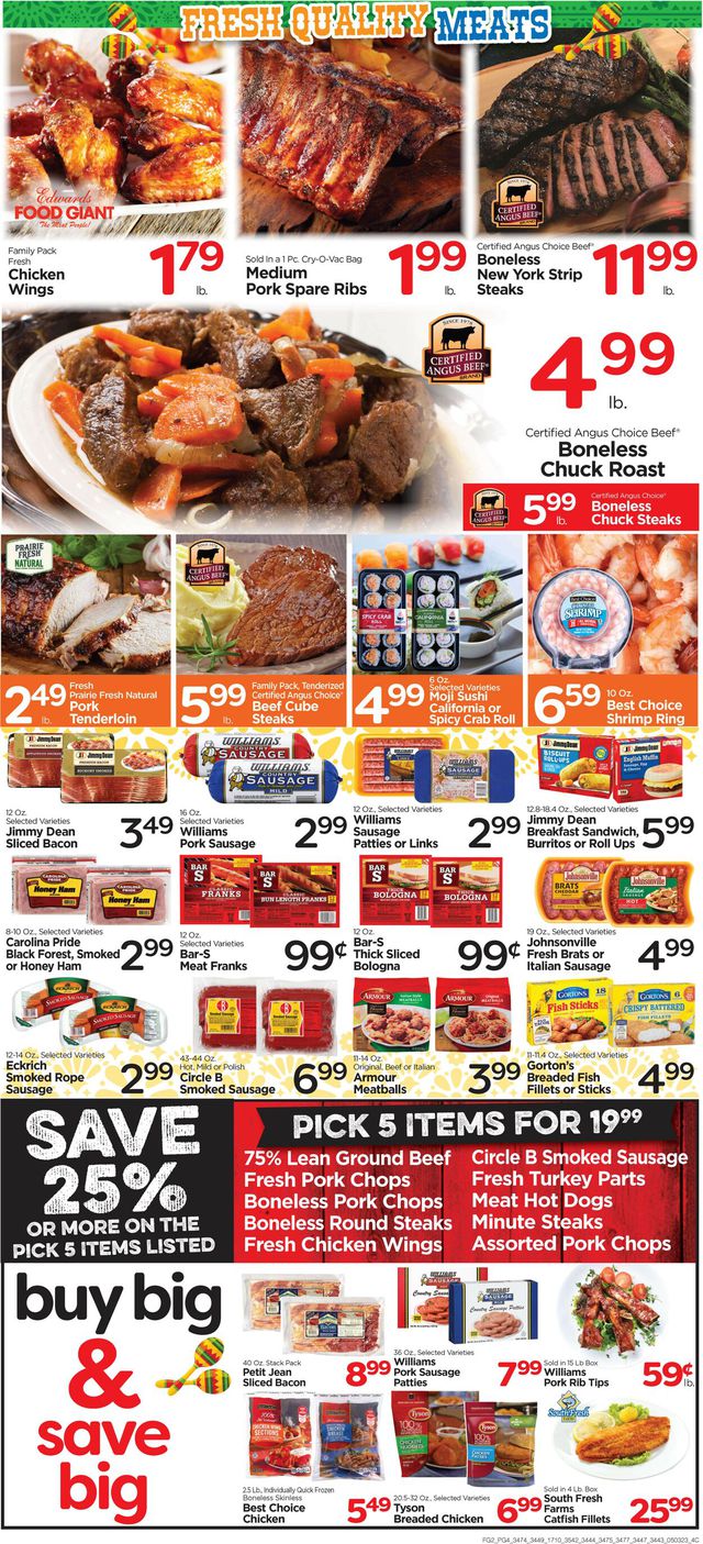 Edwards Food Giant Ad from 05/03/2023