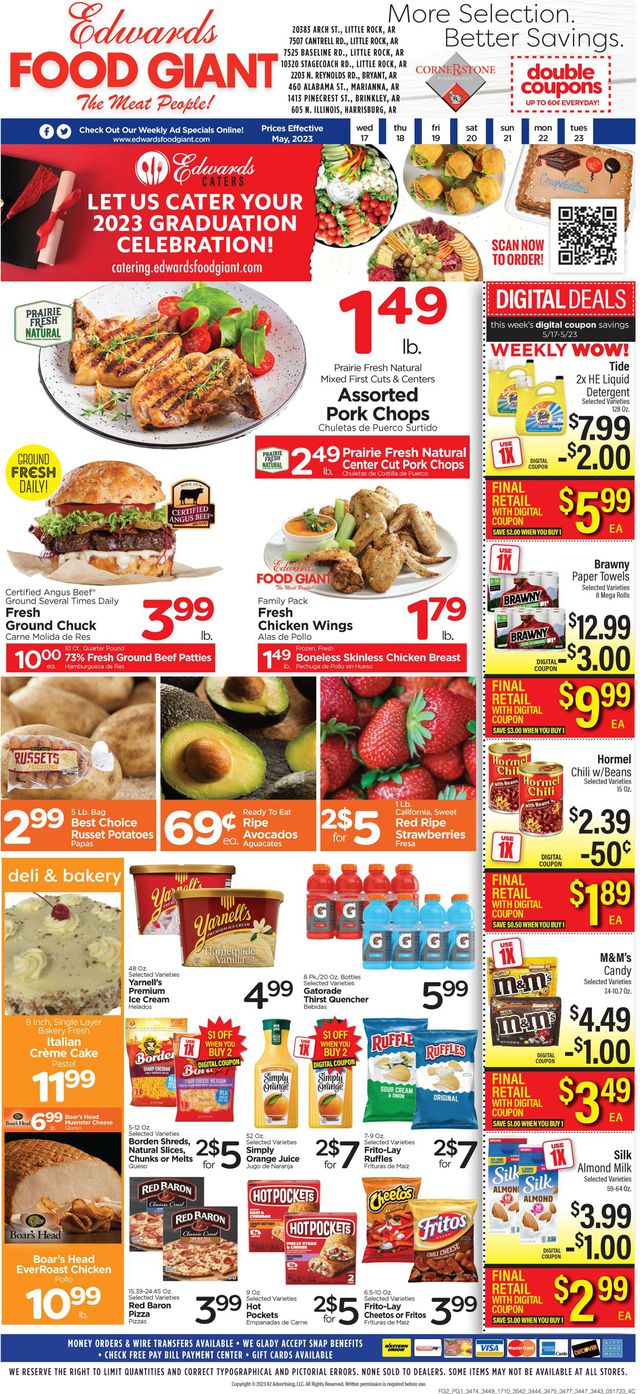 Edwards Food Giant Ad from 05/17/2023