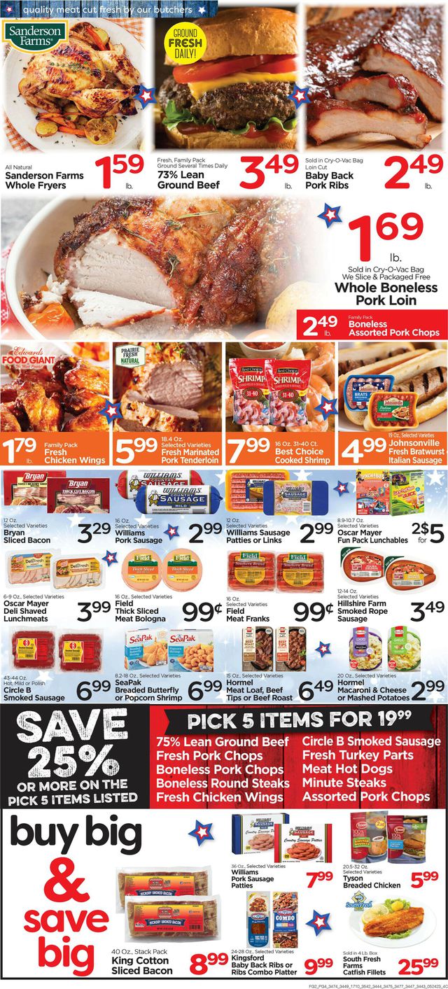 Edwards Food Giant Ad from 05/24/2023